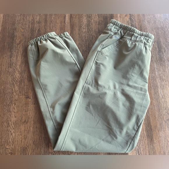 Lole Green Joggers Athleisure Activewear Comfy Pants - Size XS - Picture 4 of 8